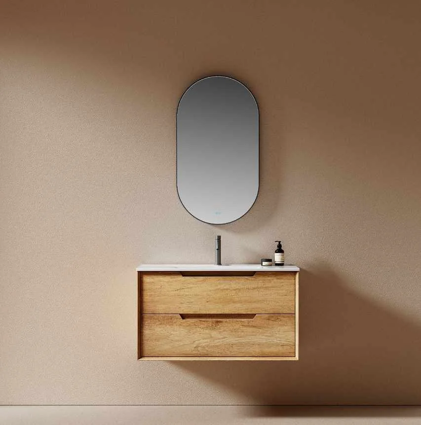 GOGO 6144 Natural Wood Drawer Vanity