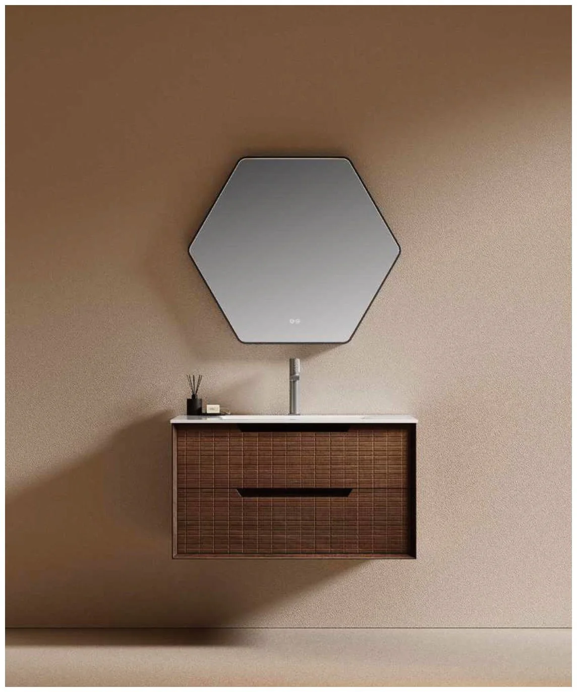GOGO 6152 Wall-Mounted Bathroom Vanity 6152