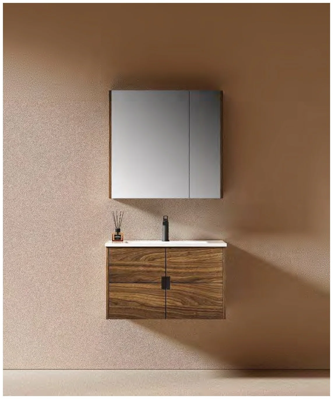 GOGO 6153 Wall-Mounted Bathroom Vanity 6153