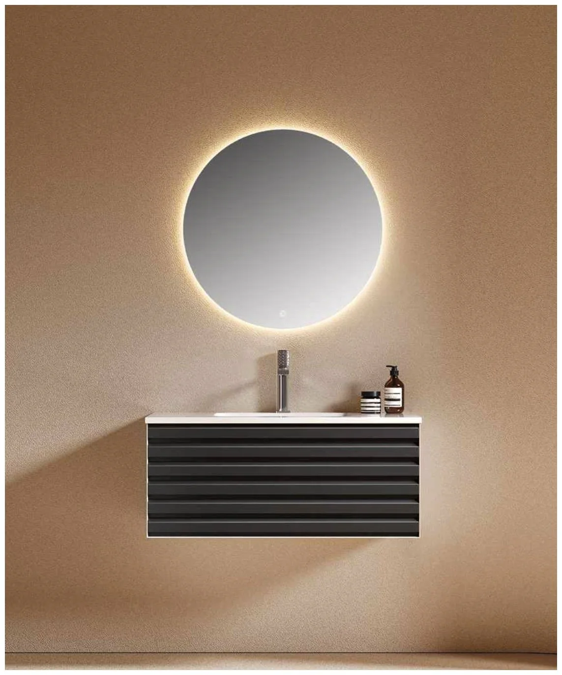 GOGO 6156 Wall-Mounted Bathroom Vanity 6156