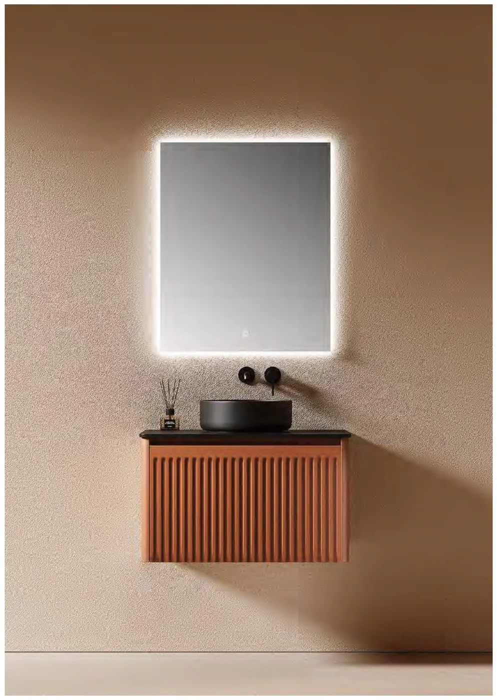 GOGO 6157 Wall-Mounted Bathroom Vanity 6157