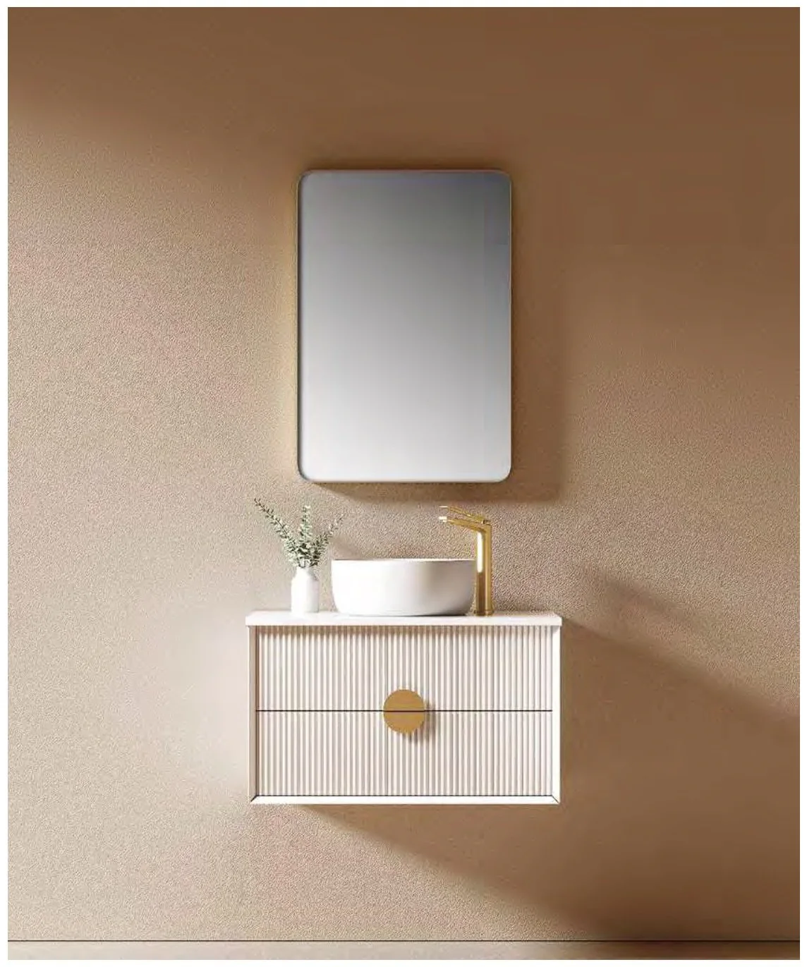 GOGO 6158 Wall-Mounted Bathroom Vanity 6158