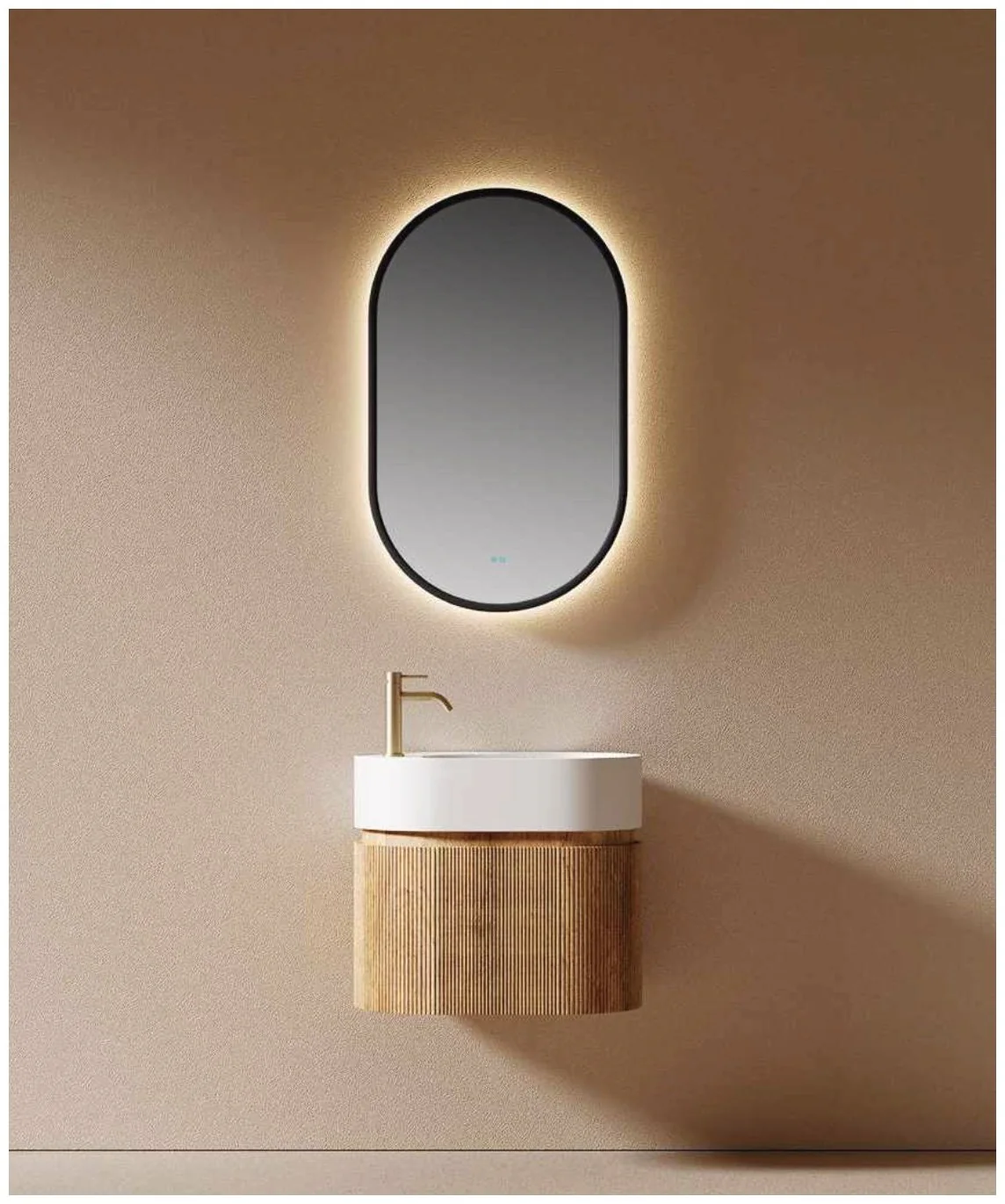 GOGO 6159 Wall-Mounted Bathroom Vanity 6159