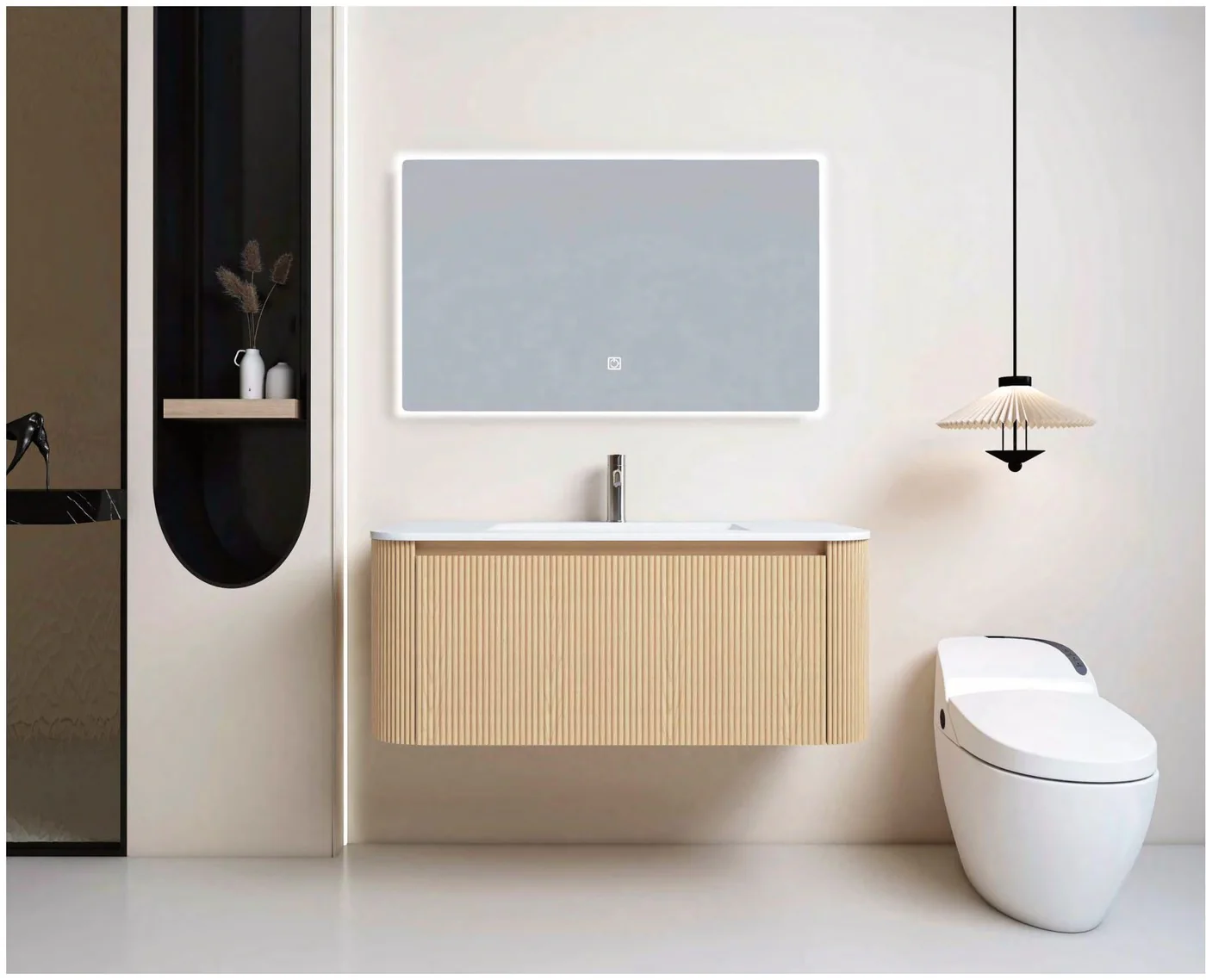 GOGO 6216 Wall-Mounted Bathroom Vanity 6216