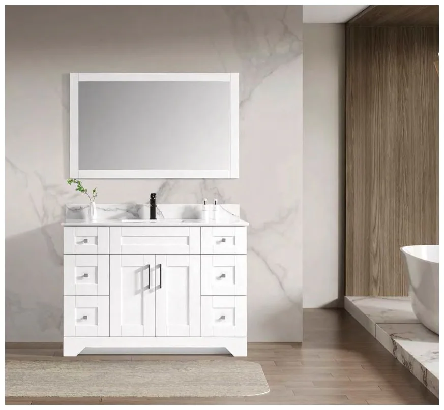 GOGO 6235 Freistehender Badezimmerschrank 6235