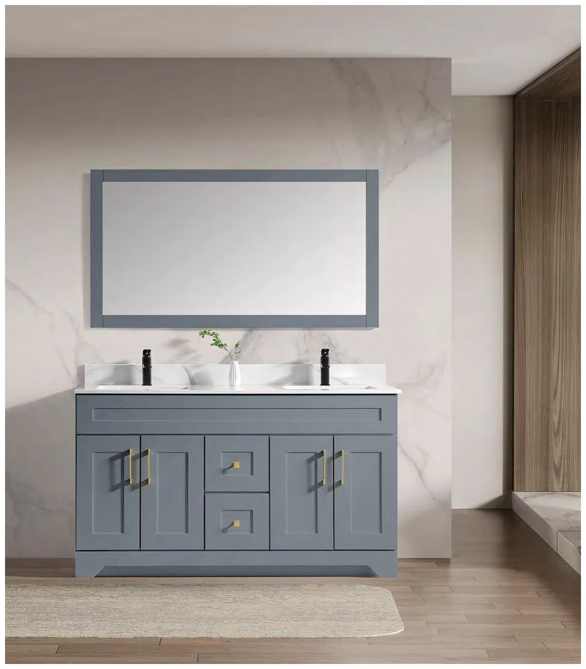 GOGO 6242 Freestanding Bathroom Vanity 6242