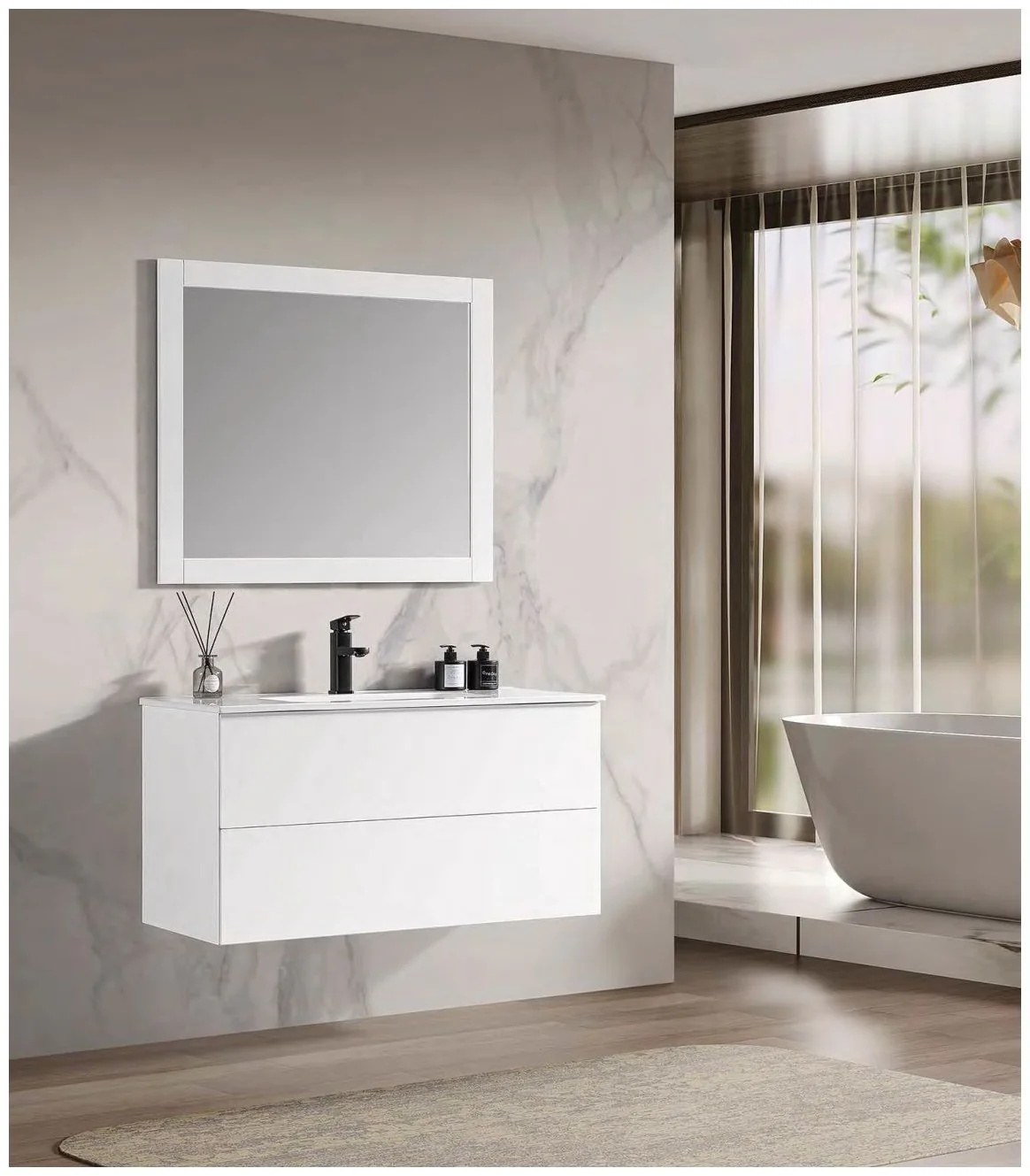 GOGO 6284 Freestanding Bathroom Vanity 6284