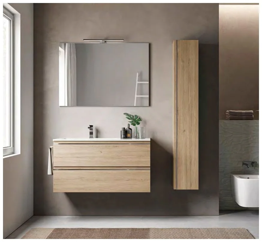 GOGO 6291 Wall-Mounted Bathroom Vanity 6291