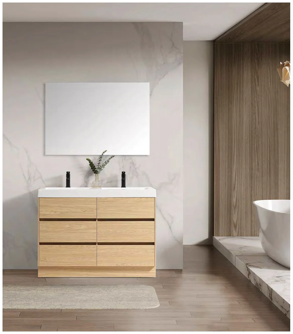 GOGO 6296 Freestanding Bathroom Vanity 6296