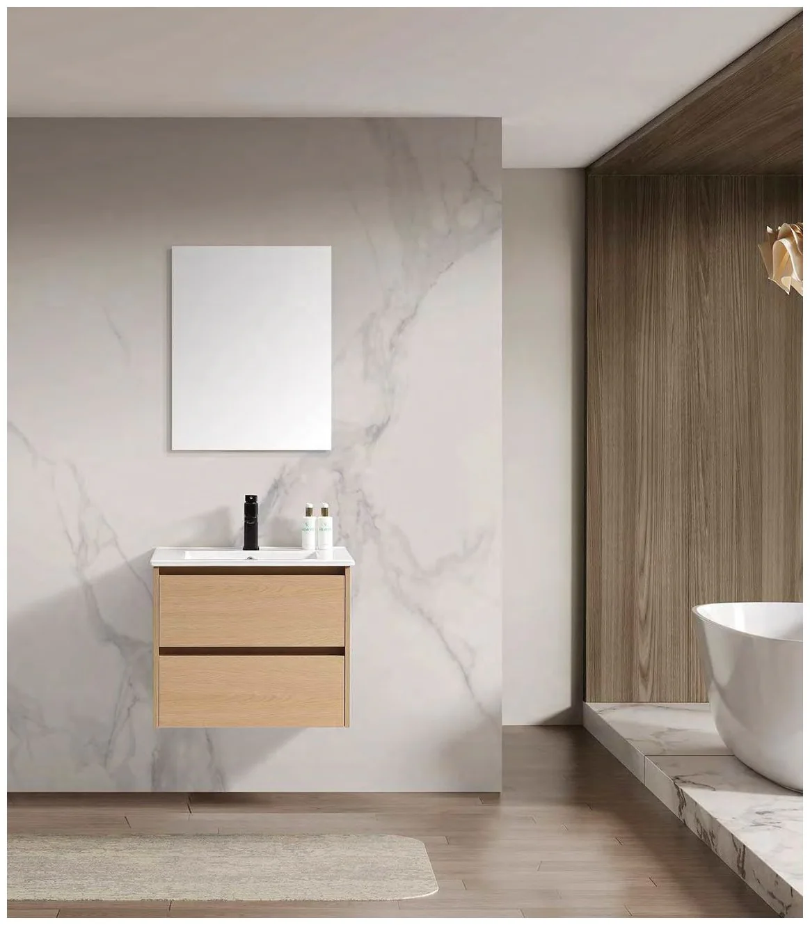GOGO 6298 Wall-Mounted Bathroom Vanity 6298