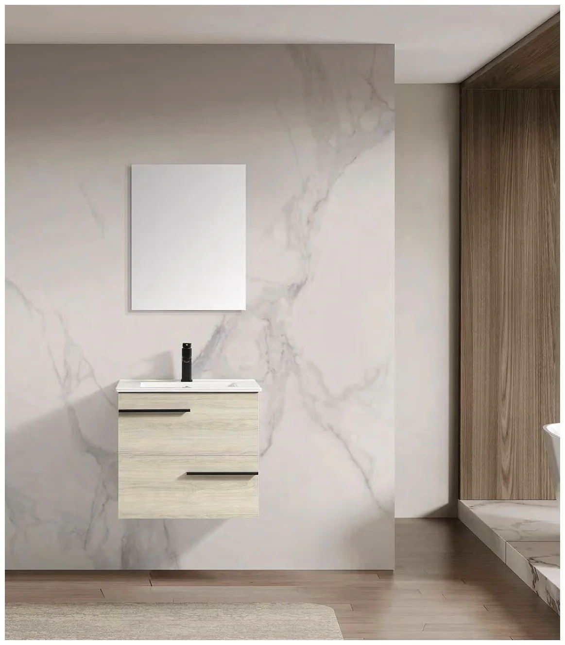GOGO 6301 Wall-Mounted Bathroom Vanity 6301