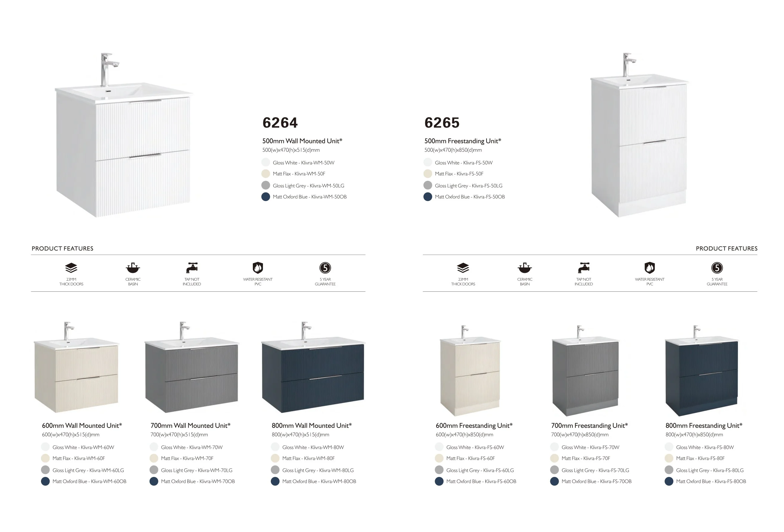 Technical specifications for GOGO 6265